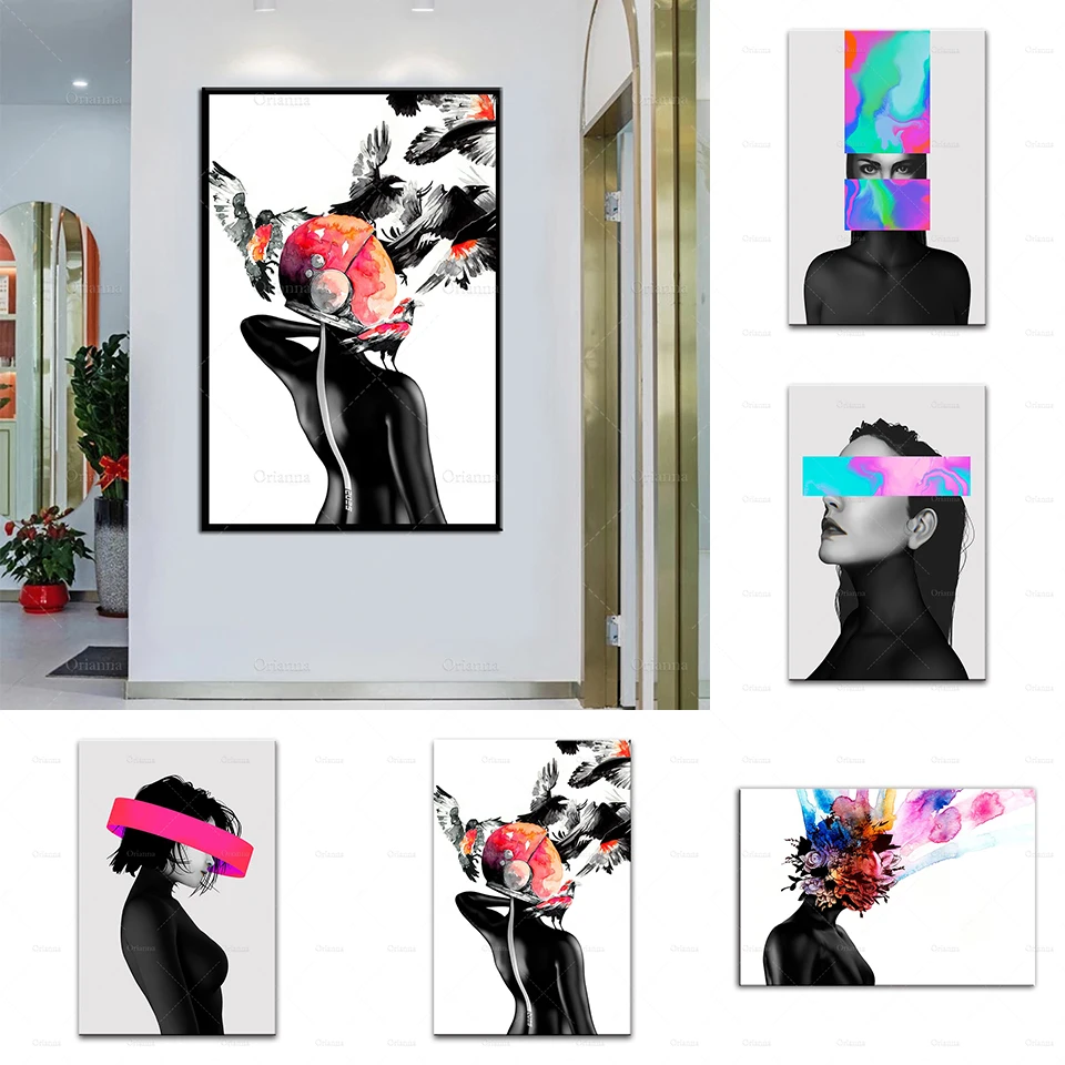 Abstract Petals Mind Woman Portrait Wall Prints Poster Modular Living Room Modern Home Decor Pictures Bedroom Canvas Paintings
Abstract Petals Mind Woman Portrait Wall Prints Poster Modular Living Room Modern Home Decor Pictures Bedroom Canvas Paintings