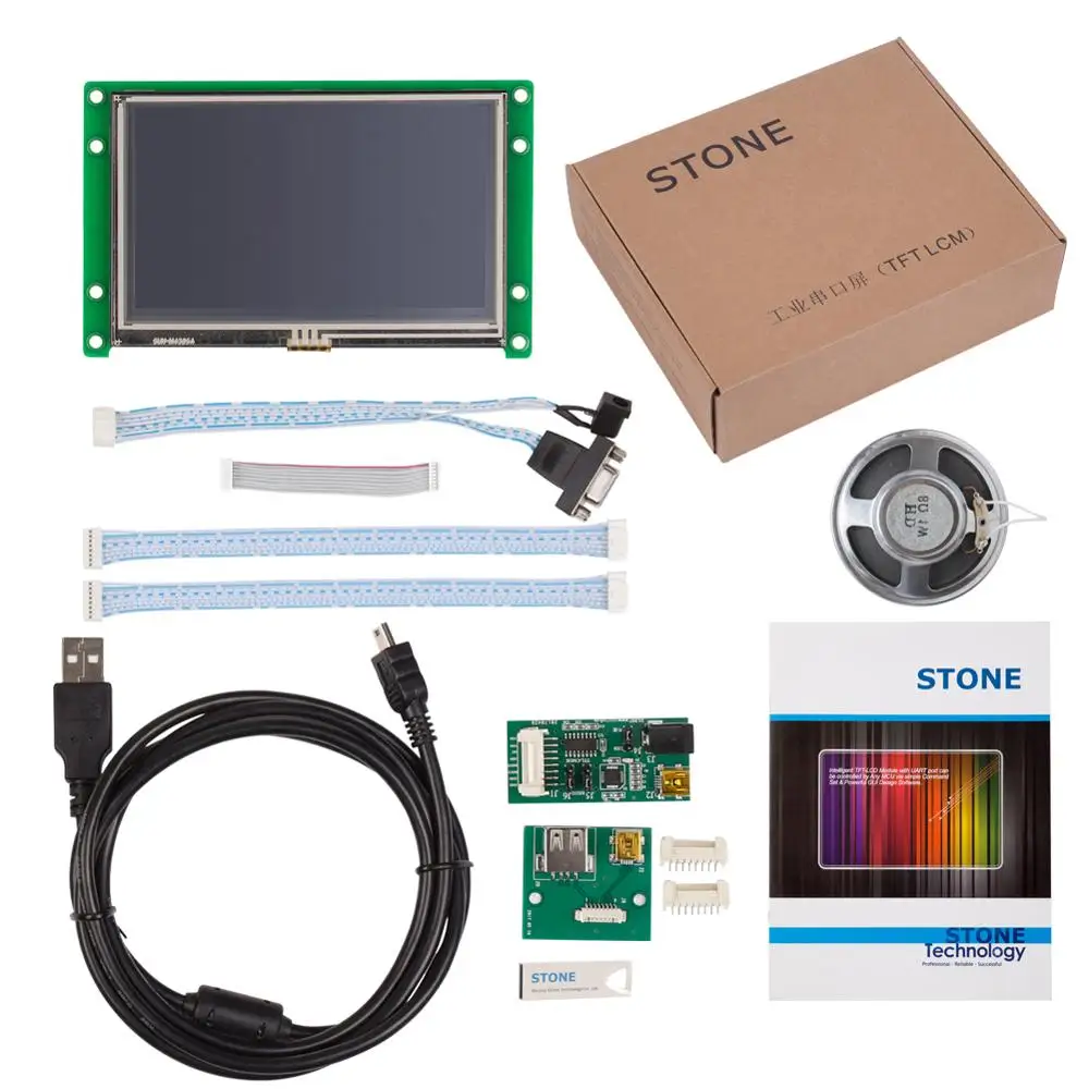 4.3 Inch HMI TFT LCD Display Module with RS232/RS485/TTL+Software+Program+Wide Voltage and High Brightness for Equipment Use
4.3 Inch HMI TFT LCD Display Module with RS232/RS485/TTL+Software+Program+Wide Voltage and High Brightness for Equipment Use