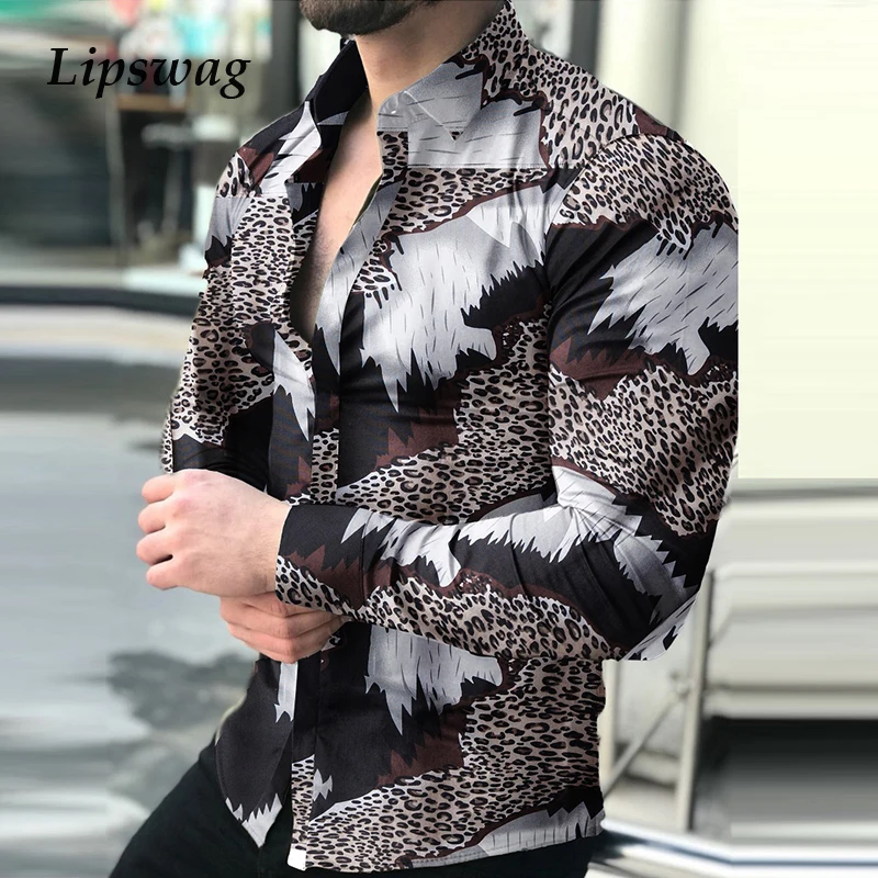 Autumn New Casual Floral Printed Shirt For Men 2021 Spring Fashion Button Turn-down Collar Tops Men's Shirts Harajuku Streetwear
Autumn New Casual Floral Printed Shirt For Men 2021 Spring Fashion Button Turn-down Collar Tops Men's Shirts Harajuku Streetwear