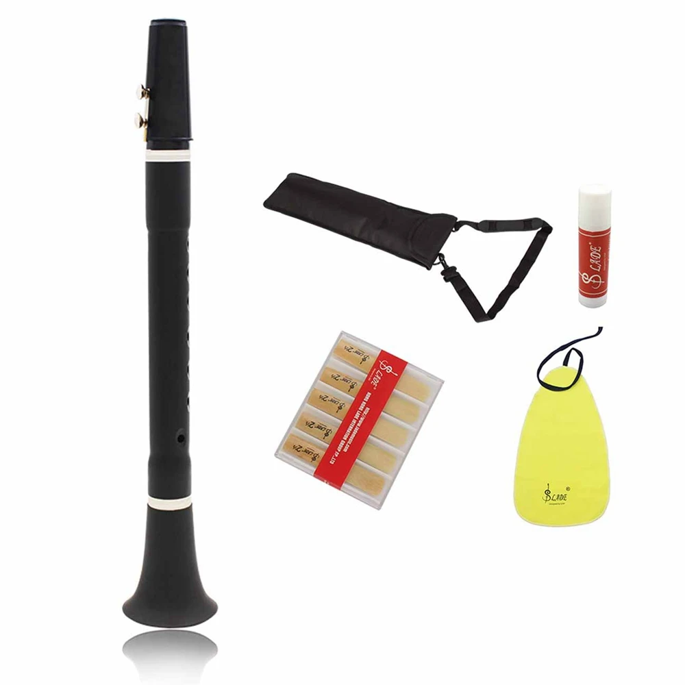 SLADE Clarinet Instrument Mini Portable Keyless Clarinet Professional Performance Musical Instrument For Beginner
SLADE Clarinet Instrument Mini Portable Keyless Clarinet Professional Performance Musical Instrument For Beginner