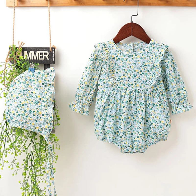 Infant Baby Girls Flower Cotton Jumpsuit Korean Style Toddler Baby Girl Long Sleeve Bodysuits Spring Baby Girls Clothes
Infant Baby Girls Flower Cotton Jumpsuit Korean Style Toddler Baby Girl Long Sleeve Bodysuits Spring Baby Girls Clothes