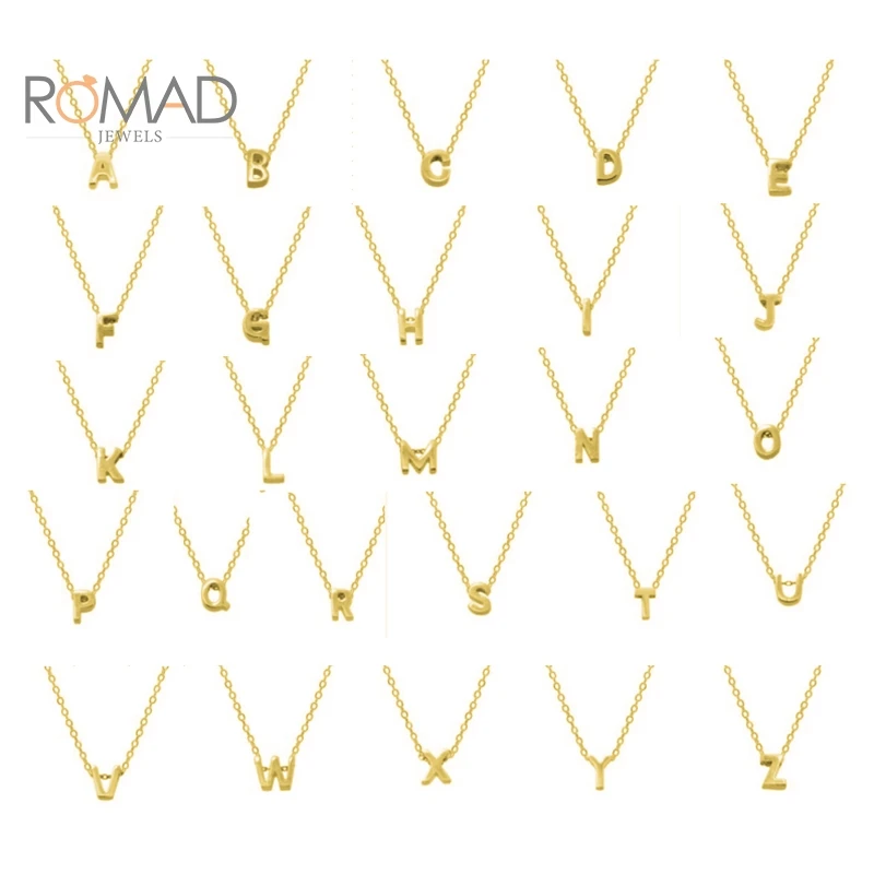ROMAD 925 Серебряное ожерелье женское колье с подвеской в виде буквы для женщин алфавит в стиле Collares Mujer ювелирные украшения Bijoux Femme (украшения с...
ROMAD 925 Серебряное ожерелье женское колье с подвеской в виде буквы для женщин алфавит в стиле Collares Mujer ювелирные украшения Bijoux Femme (украшения с...