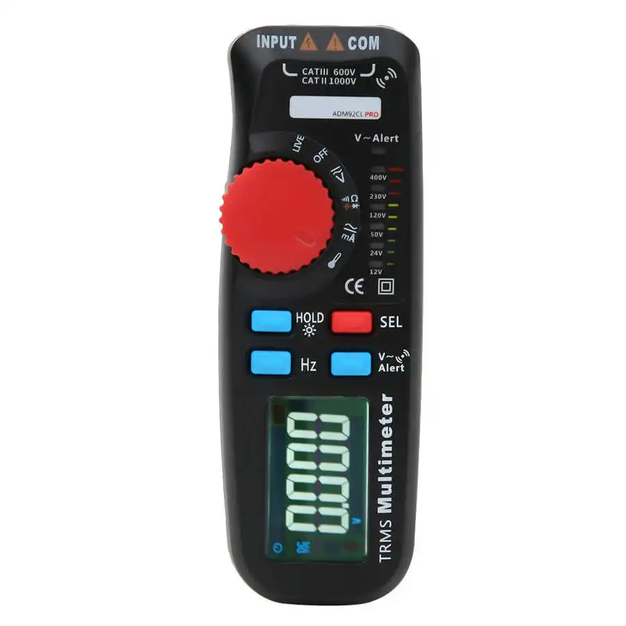 Multi-function Digital Multimeter True RMS AC/DC Voltage Current Tester 6000 Counts True RMS Tester Multimeter
Multi-function Digital Multimeter True RMS AC/DC Voltage Current Tester 6000 Counts True RMS Tester Multimeter