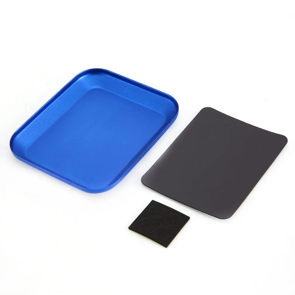 1pcs Multi-color Aluminum Alloy Screw Tray With Magnetic Storage Tray For RC Model Disk Model Crawler Tool Screw Plate
1pcs Multi-color Aluminum Alloy Screw Tray With Magnetic Storage Tray For RC Model Disk Model Crawler Tool Screw Plate