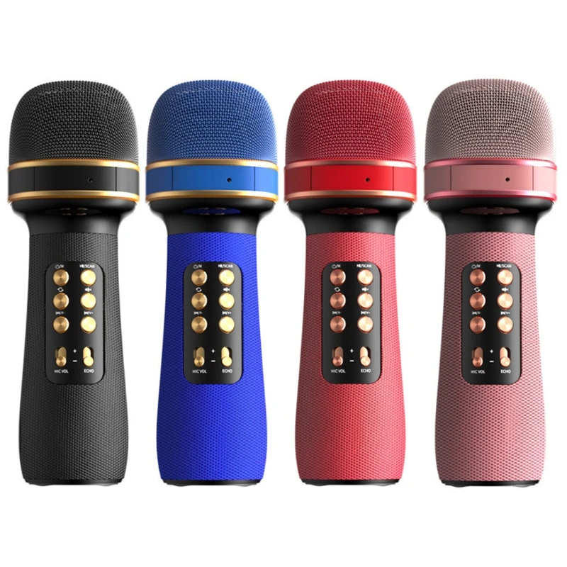 Multi-functional Wireless Microphone Bluetooth Handheld Portable Speaker For Kid H054
Multi-functional Wireless Microphone Bluetooth Handheld Portable Speaker For Kid H054