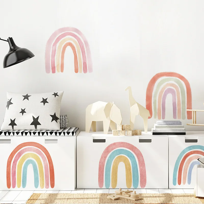 Harmless Material Wall Sticker Rainbow Wallpaper For Kids Room Decoration Removable Vinyl Wall Decal Cartoon Style Mural At Home
Harmless Material Wall Sticker Rainbow Wallpaper For Kids Room Decoration Removable Vinyl Wall Decal Cartoon Style Mural At Home