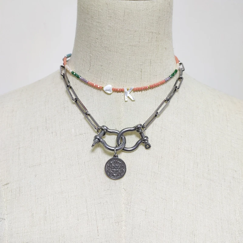 2020 New Style Colorful Crystal Beads Shell Heart Necklace For Women Bohemian Personalized Jewelry Gif
2020 New Style Colorful Crystal Beads Shell Heart Necklace For Women Bohemian Personalized Jewelry Gif