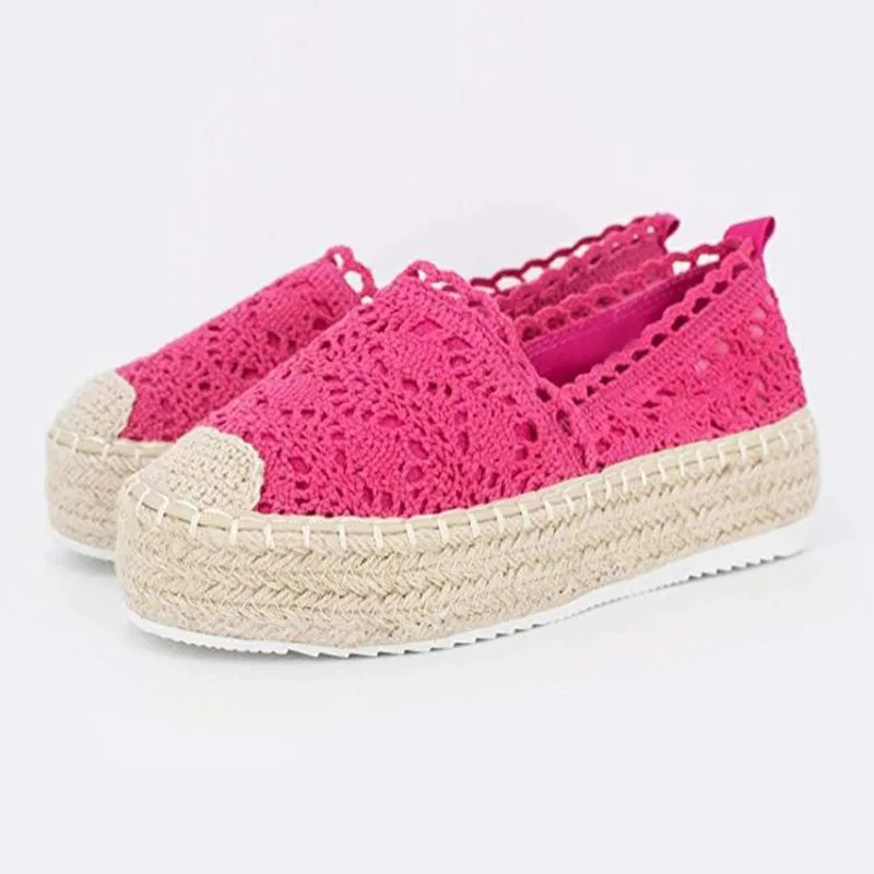 Spring/Autumn 2020 Women Shoes Flat Platform Shoes Woman Lace Straw Shoes Casual Solid Slip-On Zapatos De Mujer Plus Size 35-43
Spring/Autumn 2020 Women Shoes Flat Platform Shoes Woman Lace Straw Shoes Casual Solid Slip-On Zapatos De Mujer Plus Size 35-43