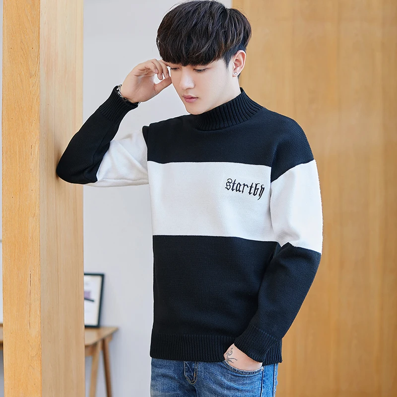2020 Sweater men's tide brand sweater students wild sweater loose high collar underwear casual handsome bottoming shirt tight
2020 Sweater men's tide brand sweater students wild sweater loose high collar underwear casual handsome bottoming shirt tight