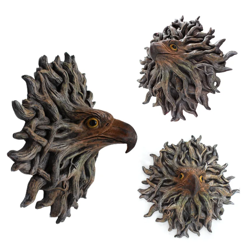 Eagle Head Statue Simulation Animals Resin Crafts Tree Hanging Ornament for Outdoor Garden Courtyard MOWA889
Eagle Head Statue Simulation Animals Resin Crafts Tree Hanging Ornament for Outdoor Garden Courtyard MOWA889