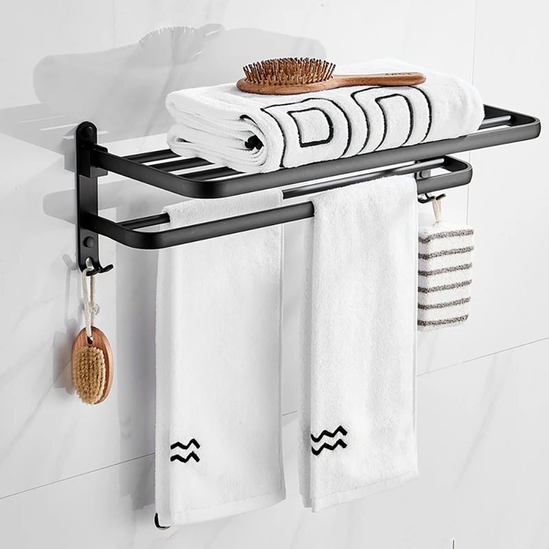 1Pcs Towel Holder Folding Wall Organizer Hook Hanger No Drill Bathroom Shelf Shower Storage Rack Bathroom Accessories
1Pcs Towel Holder Folding Wall Organizer Hook Hanger No Drill Bathroom Shelf Shower Storage Rack Bathroom Accessories
