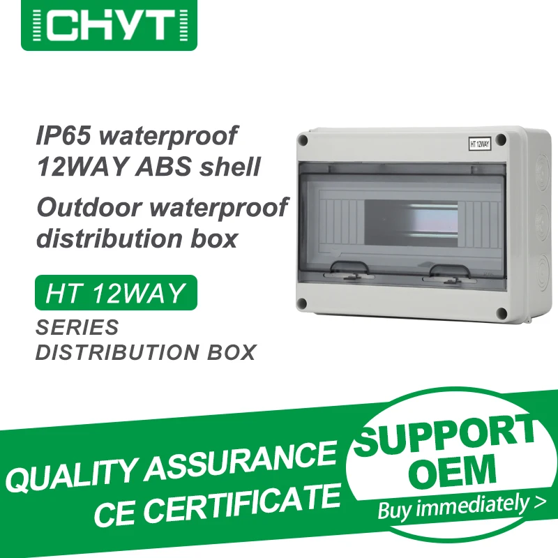 Outdoor Waterproof Rainstorm Proof HT 12WAY IP65 PC Plastic Electrical Junction Box MCB Switch Panel Mounted Distribution Box
Outdoor Waterproof Rainstorm Proof HT 12WAY IP65 PC Plastic Electrical Junction Box MCB Switch Panel Mounted Distribution Box