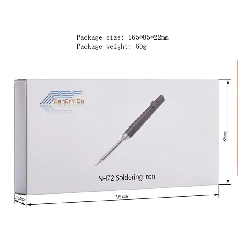 SH72 65W Mini Electric Soldering Iron Adjustable Temperature DC12-24V Portable Solder Welding Tool For Electronics Repair
SH72 65W Mini Electric Soldering Iron Adjustable Temperature DC12-24V Portable Solder Welding Tool For Electronics Repair