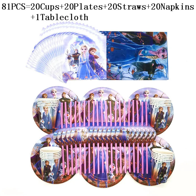 51/81pcs Frozen 2 Party Baby Shower Birthday Party Decoration Elsa Kids Decorations For Girl Birthday Party Supplies Cup Straw
51/81pcs Frozen 2 Party Baby Shower Birthday Party Decoration Elsa Kids Decorations For Girl Birthday Party Supplies Cup Straw