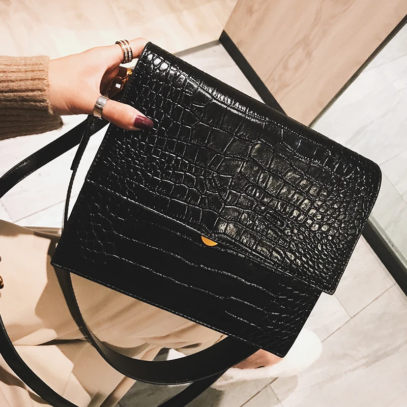 European Fashion Simple Women's Designer Handbag 2021 New Quality PU Leather Women Tote bag Alligator Shoulder Crossbody Bags
European Fashion Simple Women's Designer Handbag 2021 New Quality PU Leather Women Tote bag Alligator Shoulder Crossbody Bags