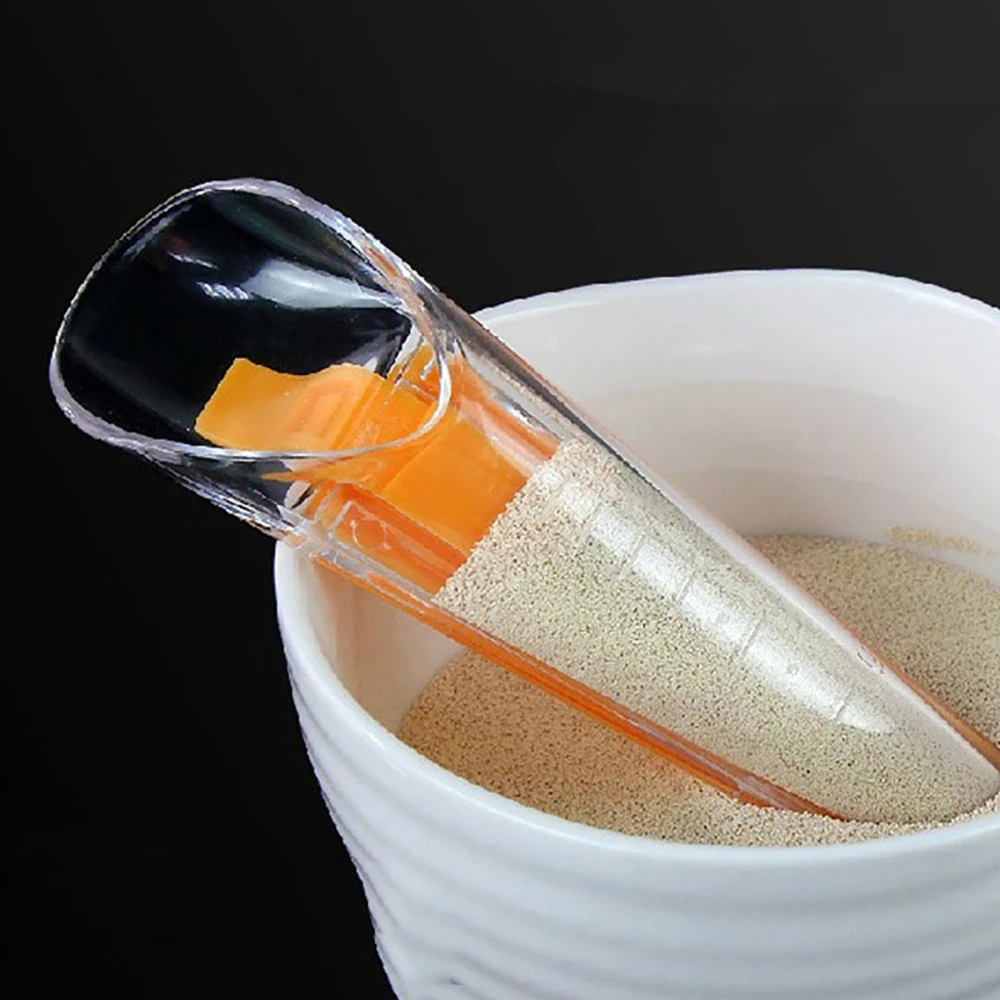 New Plastic Dry Yeast Measuring Cup with Sealing Clip Kitchen Baking Tools Yeast Baking Soda Sugar Salt Powder Spices
New Plastic Dry Yeast Measuring Cup with Sealing Clip Kitchen Baking Tools Yeast Baking Soda Sugar Salt Powder Spices