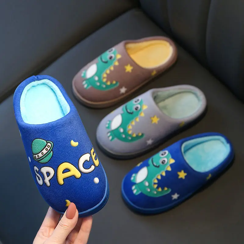 Space Dinosaur Children Slippers Autumn Winter Warm Thick Slip-On Fuzzy Slippers Cotton Indoor Home Casual Shoes Boys Footwear
Space Dinosaur Children Slippers Autumn Winter Warm Thick Slip-On Fuzzy Slippers Cotton Indoor Home Casual Shoes Boys Footwear
