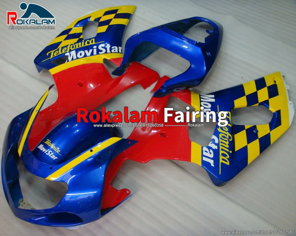 For Suzuki K1 GSXR600 GSXR750 2001 2003 GSX-R600 GSX-R750 01 2002 03 Yellow Red Blue Motorbike Fairing Kit (Injection Molding)
For Suzuki K1 GSXR600 GSXR750 2001 2003 GSX-R600 GSX-R750 01 2002 03 Yellow Red Blue Motorbike Fairing Kit (Injection Molding)