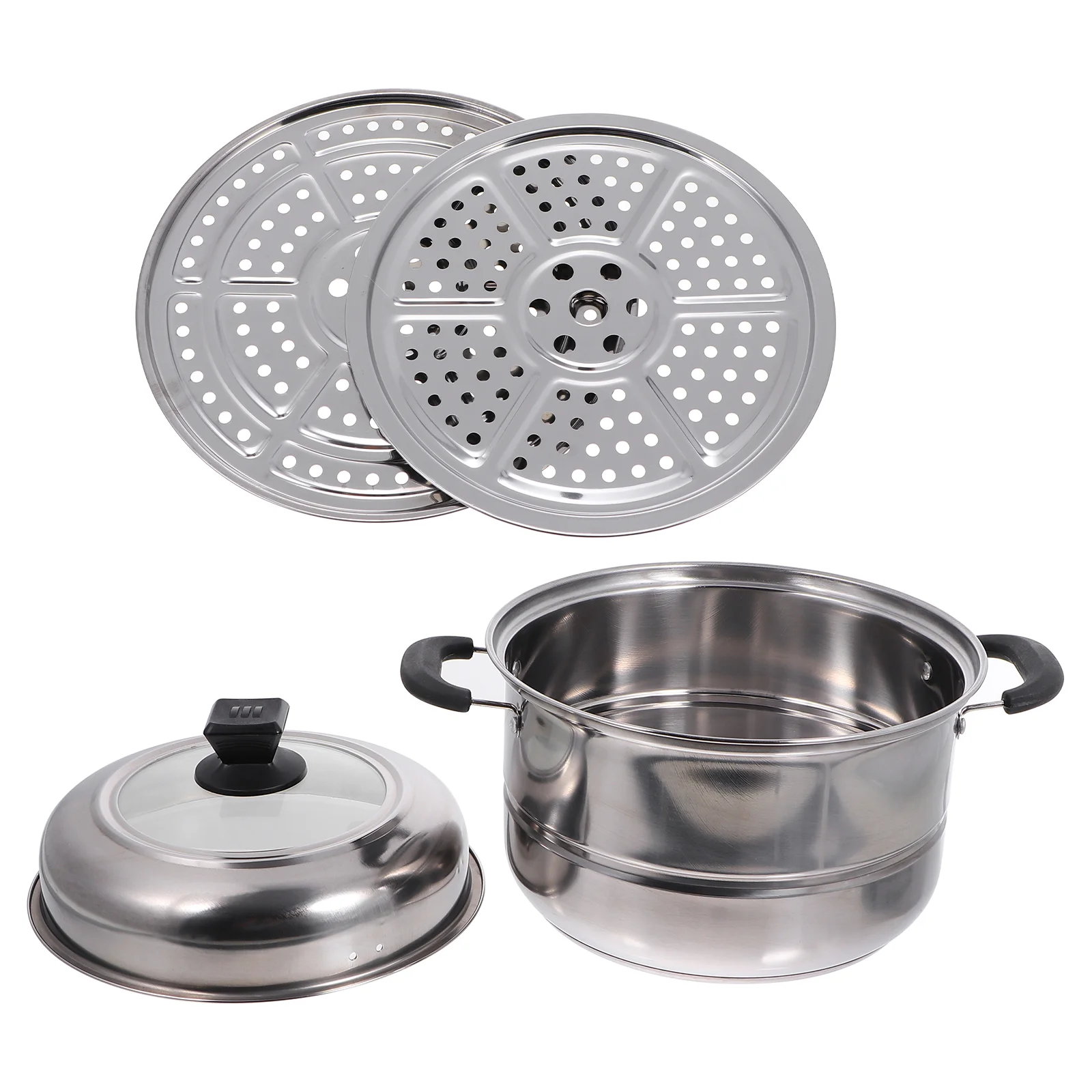 1 шт., двухслойная Паровая кастрюля из нержавеющей стали
1 шт., двухслойная Паровая кастрюля из нержавеющей стали