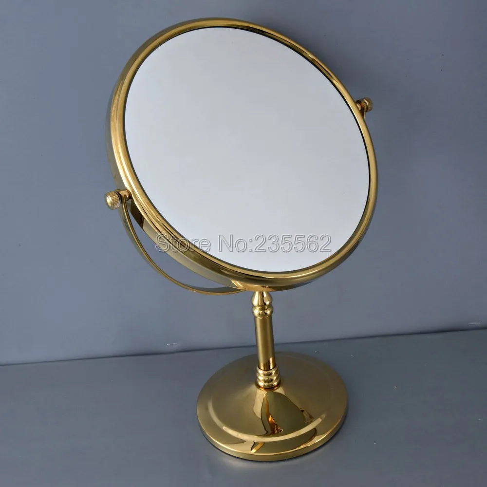 Makeup Mirror 8 inch Brass 3X/1X Magnifying Mirror Gold Double Side Cosmetic Mirror Desktop Table Mirror Vanity Lba638
Makeup Mirror 8 inch Brass 3X/1X Magnifying Mirror Gold Double Side Cosmetic Mirror Desktop Table Mirror Vanity Lba638