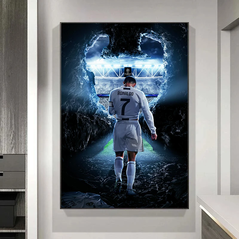Portugal Football Legend CR7 Ronaldo Poster Modern Wall Art Soccer Canvas Prints Painting Sport Picture for Living Room Decor
Portugal Football Legend CR7 Ronaldo Poster Modern Wall Art Soccer Canvas Prints Painting Sport Picture for Living Room Decor