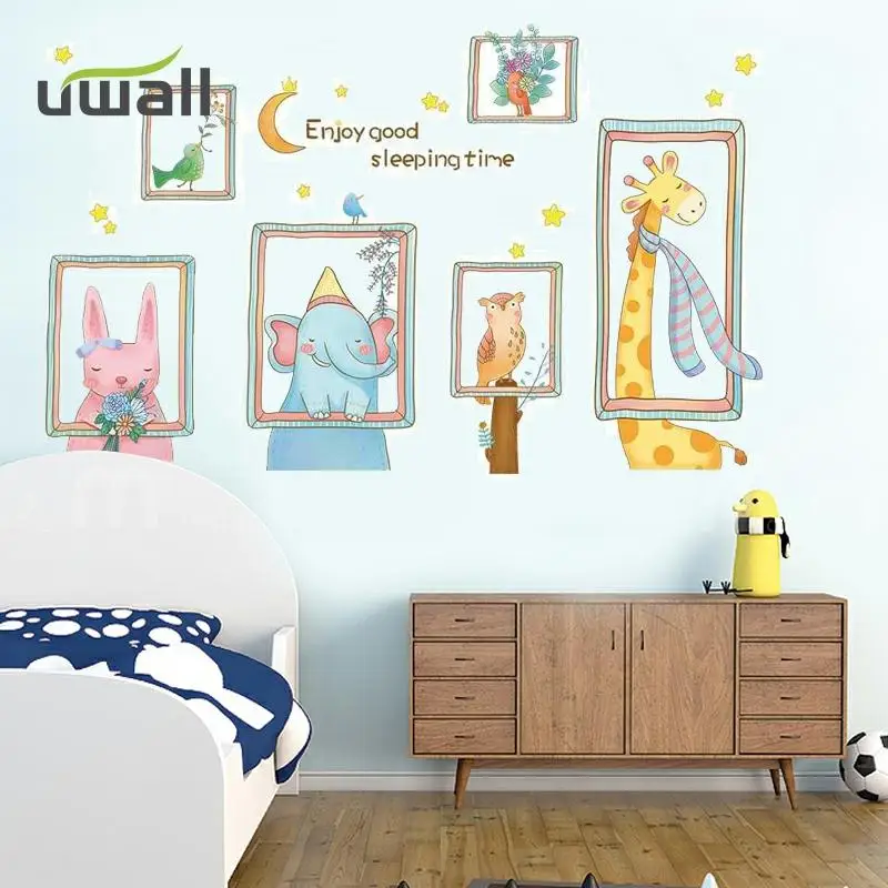 Cartoon Cute Animal Photo Wall Stickers For Kids Room Child Bedroom Wall Decoration Home Decorations Self Adhesive Decor Sticker
Cartoon Cute Animal Photo Wall Stickers For Kids Room Child Bedroom Wall Decoration Home Decorations Self Adhesive Decor Sticker