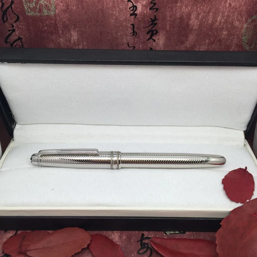 High quality Metal Ballpoint pen Business Office Roller Pen Luxury designer brand pens Writing Supplies signature pen With box
High quality Metal Ballpoint pen Business Office Roller Pen Luxury designer brand pens Writing Supplies signature pen With box
