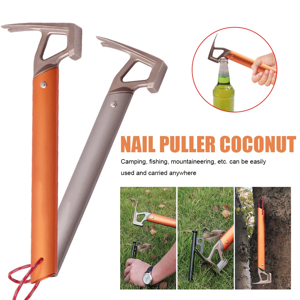 Stainless Steel Tent Hammer Tent Stakes Mallet Hammer Tent Accessories for Outdoor Camping Mountaineering Climbing tent hammer
Stainless Steel Tent Hammer Tent Stakes Mallet Hammer Tent Accessories for Outdoor Camping Mountaineering Climbing tent hammer