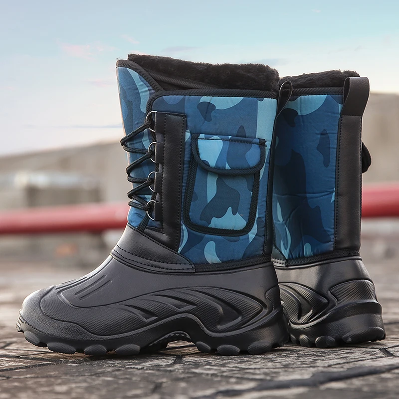 Winter Warm Outdoor Men Snow Boots Stylish Casual Mid-calf Male Plush Shoes High-top Hard-wearing Botas De Hombre 2021 All-match
Winter Warm Outdoor Men Snow Boots Stylish Casual Mid-calf Male Plush Shoes High-top Hard-wearing Botas De Hombre 2021 All-match