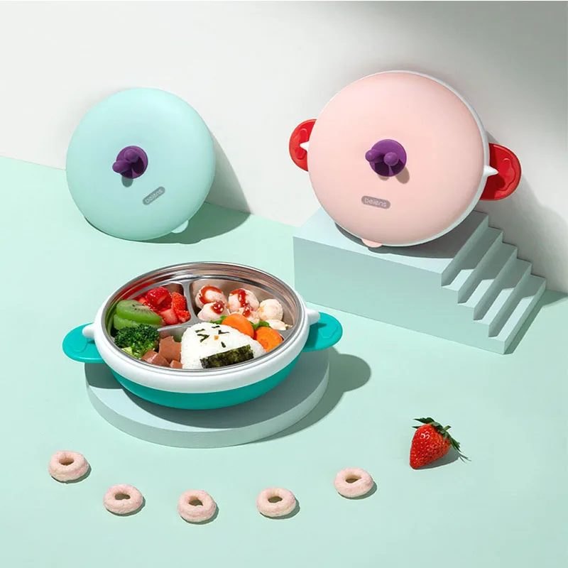 Baby Insulation Stainless Steel Bowl Water Filling Bowl Cute Compartment Children's Food Plate Baby Feeding Supplement Tableware
Baby Insulation Stainless Steel Bowl Water Filling Bowl Cute Compartment Children's Food Plate Baby Feeding Supplement Tableware
