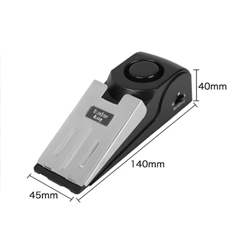 120dB Stop Alarm Mini Wireless Vibration Alarm Door For Home Wedge Shaped Stopper Alert Security System Block Blocking System
120dB Stop Alarm Mini Wireless Vibration Alarm Door For Home Wedge Shaped Stopper Alert Security System Block Blocking System