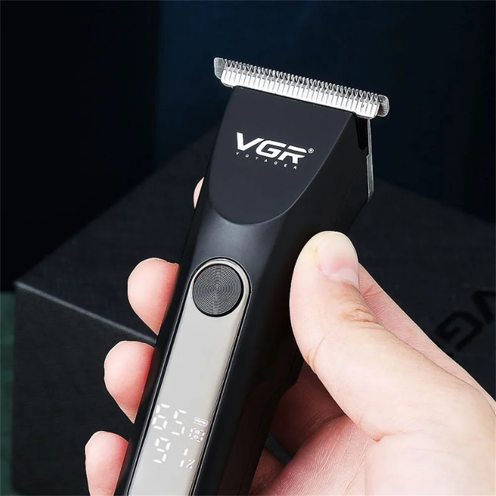 VGR V257 Professional Electric Hair Clipper USB Rechargeable LED Digital Display Portable Cordless Hair Trimmers Barber For Men 
VGR V257 Professional Electric Hair Clipper USB Rechargeable LED Digital Display Portable Cordless Hair Trimmers Barber For Men