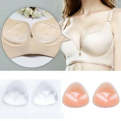Women Removable Insert Silicone Bra Triangle Pads Bikini Swimsuit Push-up Pad Soft Silicone Bra
Women Removable Insert Silicone Bra Triangle Pads Bikini Swimsuit Push-up Pad Soft Silicone Bra