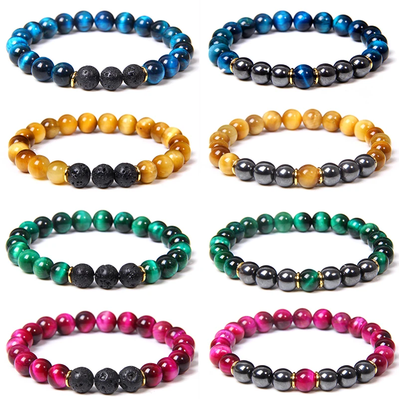 High Quality Blue Tiger Eye Beads Bracelets For Men Women Lucky Buddha Stretch Bracelets Natural Stone Hematite Jewelry Pulsera
High Quality Blue Tiger Eye Beads Bracelets For Men Women Lucky Buddha Stretch Bracelets Natural Stone Hematite Jewelry Pulsera