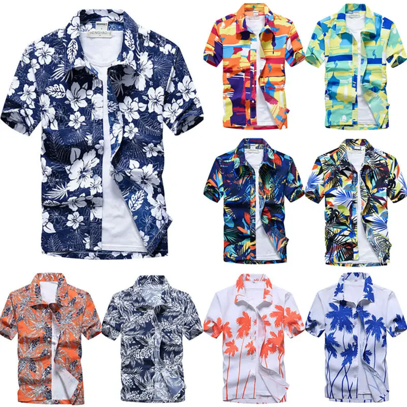 Men Hawaiian Shirt Palm Tree Holiday Beach Fancy Short Sleeve T-Shirt Blouse Top
Men Hawaiian Shirt Palm Tree Holiday Beach Fancy Short Sleeve T-Shirt Blouse Top