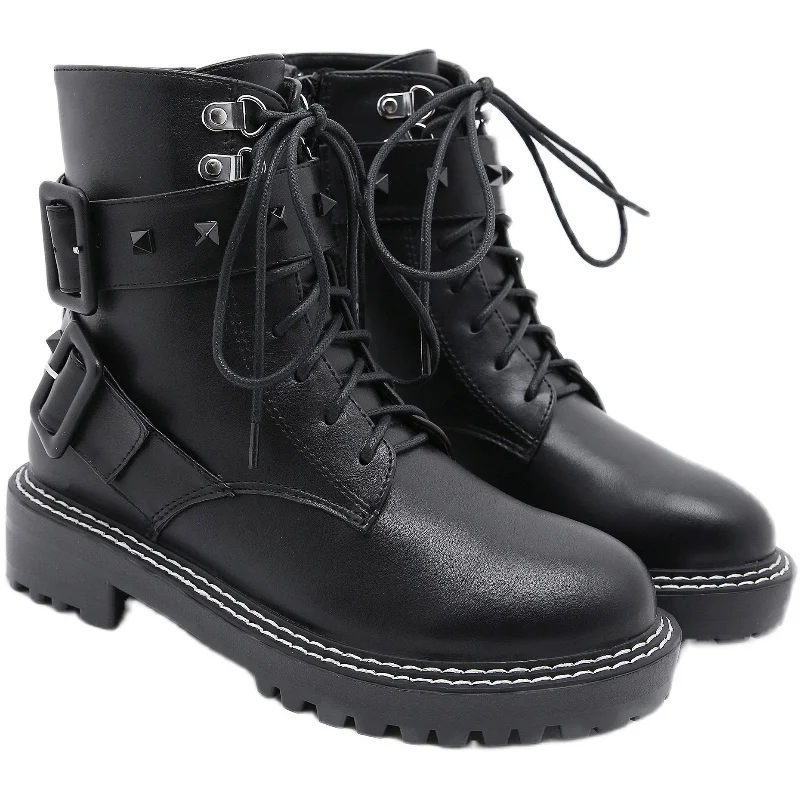 2020 Winter Fashion Women's Boots Lace Up Mid-Calf Women Boots Black Square-Heel Mid-Heel Pu Women Shoes Botas Mujer LJB250
2020 Winter Fashion Women's Boots Lace Up Mid-Calf Women Boots Black Square-Heel Mid-Heel Pu Women Shoes Botas Mujer LJB250