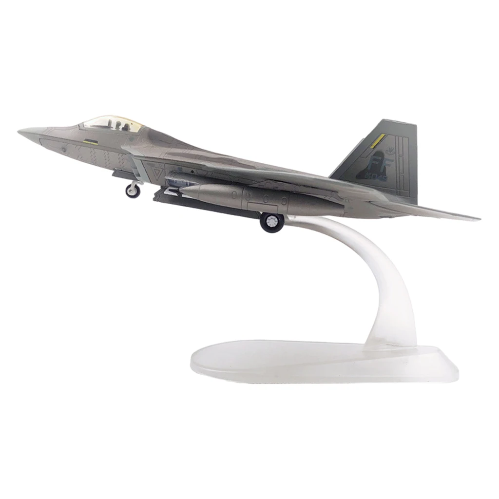 F22 1:100 Scale Fighter Aircraft Model Metal Airplane Kit Collectibles for Kids Adults
F22 1:100 Scale Fighter Aircraft Model Metal Airplane Kit Collectibles for Kids Adults