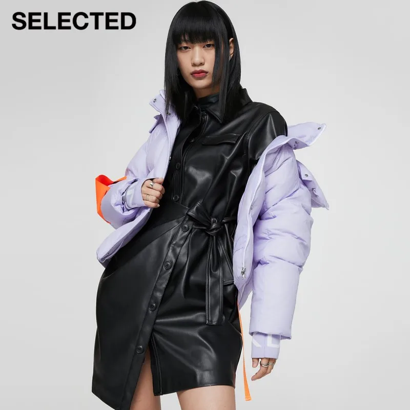 SELECTED Women'S New Trend Color Contrast Loose Hooded Short Down Jacket S|421112007
SELECTED Women'S New Trend Color Contrast Loose Hooded Short Down Jacket S|421112007