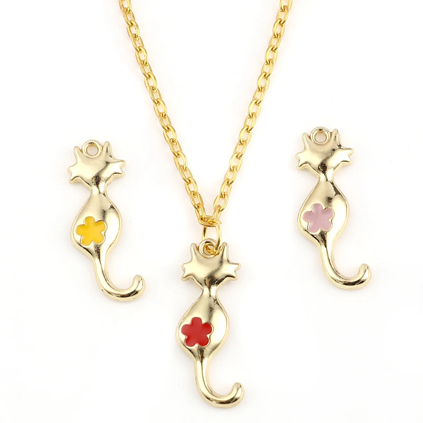 10 PCs Kawaii Cute Charms Cat Animal Gold Plated Enamel Red Yellow Purple Charm Pendants Jewelry Findings For Women Handmade DIY
10 PCs Kawaii Cute Charms Cat Animal Gold Plated Enamel Red Yellow Purple Charm Pendants Jewelry Findings For Women Handmade DIY