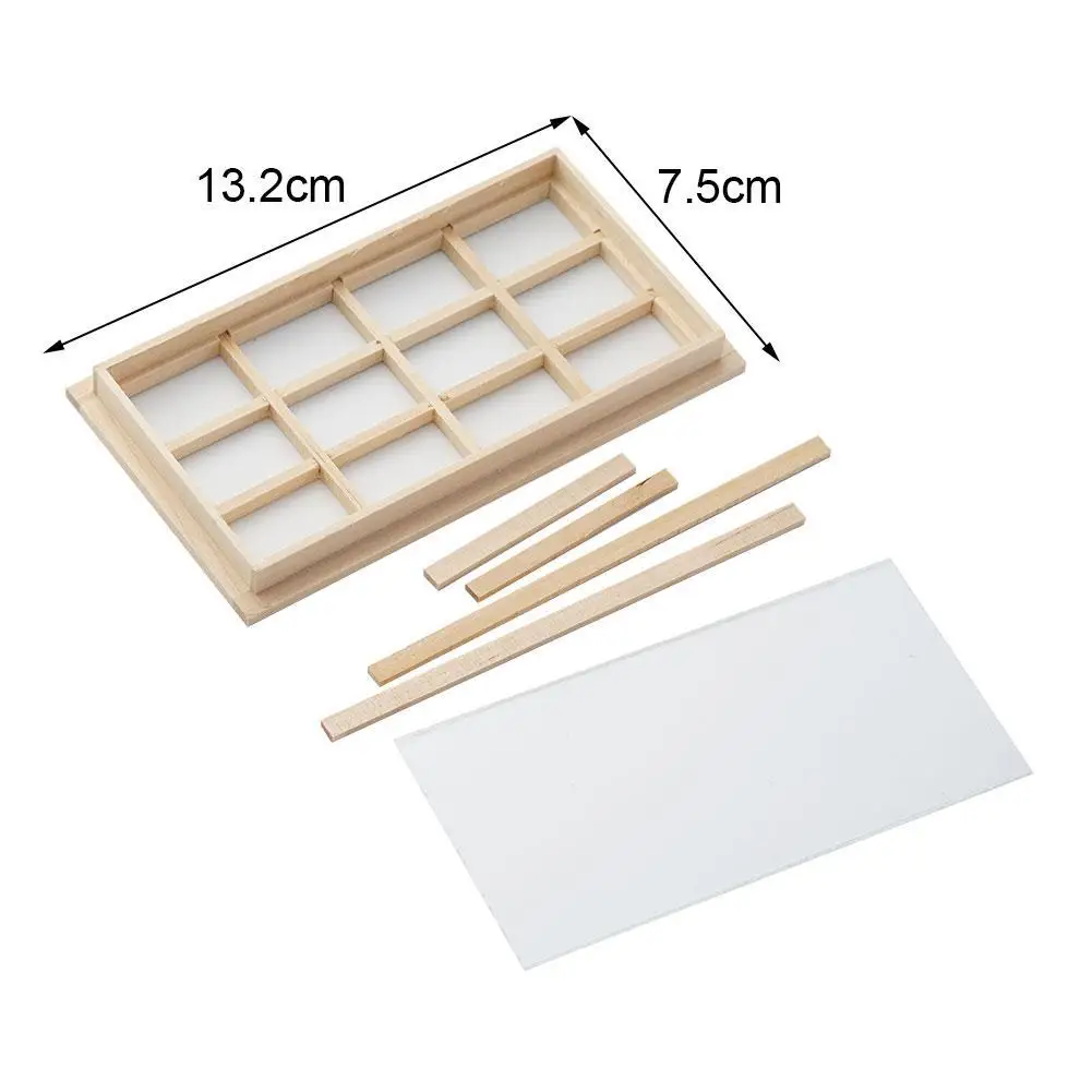 1Pc Diy Dedicated Simple 12 Lattice Window Model 1/6 Dolls Acces Dollhouse 1:12 High House Miniature Quality Toy Wooden Furn A4I
1Pc Diy Dedicated Simple 12 Lattice Window Model 1/6 Dolls Acces Dollhouse 1:12 High House Miniature Quality Toy Wooden Furn A4I