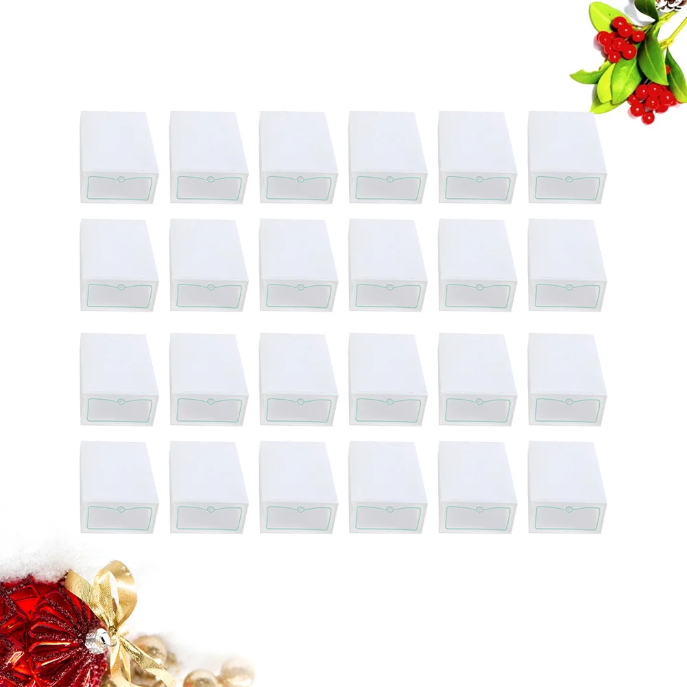 24PCS Transparent Stackable Shoes Storage Box Thicken Shoe Container Plastic Shoes Box - Size (White)
24PCS Transparent Stackable Shoes Storage Box Thicken Shoe Container Plastic Shoes Box - Size (White)