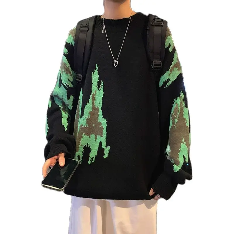 Cartoon Sweater Men Winter Men's Clothing Fashion Long Sleeve Knitted Pullover Sweater Homme Oversized New Coat Sweaters
Cartoon Sweater Men Winter Men's Clothing Fashion Long Sleeve Knitted Pullover Sweater Homme Oversized New Coat Sweaters