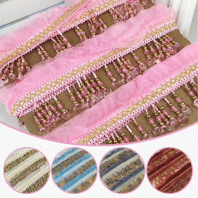 11 Meter Curtain Fringe Tassel Lace Trimming Heart Crystal Bead Ribbon For Sewing Sofa Cushion Tablecloth Tassel Decor Accessory
11 Meter Curtain Fringe Tassel Lace Trimming Heart Crystal Bead Ribbon For Sewing Sofa Cushion Tablecloth Tassel Decor Accessory