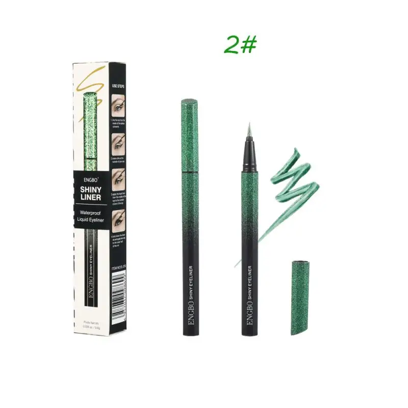 Pearlescent Eyeliner Non-smudge Waterproof Durable Makeup Eyeliner Quick Dry No Fading Liquid Shiny Cosmetic TSLM1
Pearlescent Eyeliner Non-smudge Waterproof Durable Makeup Eyeliner Quick Dry No Fading Liquid Shiny Cosmetic TSLM1