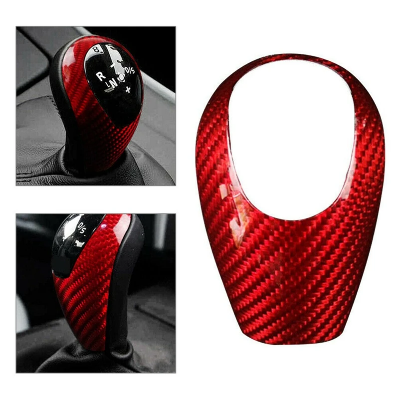 Auto Carbon Fiber Gear Shift Knob Cover Trim for BMW-M Series M3 M5 M6 Car Interior Accessories Red
Auto Carbon Fiber Gear Shift Knob Cover Trim for BMW-M Series M3 M5 M6 Car Interior Accessories Red