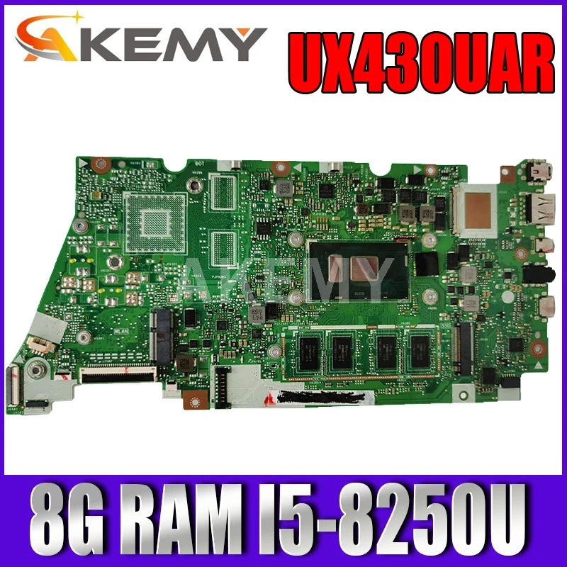 Akemy UX430UAR motherboard W/ 8G/I5-8250U for ASUS UX430U UX430UQ UX430UQR UX430UN UX430UAR laptop motherboard
Akemy UX430UAR motherboard W/ 8G/I5-8250U for ASUS UX430U UX430UQ UX430UQR UX430UN UX430UAR laptop motherboard