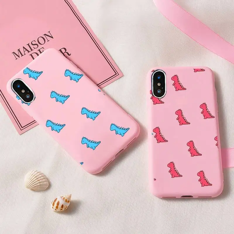 Cute Dinosaur Phone Case For IPhone 6 6s 7 8 Plus X Xs Xr Xsmax 11 12 Pro Promax 12mini Candy Pink Silicone Cover
Cute Dinosaur Phone Case For IPhone 6 6s 7 8 Plus X Xs Xr Xsmax 11 12 Pro Promax 12mini Candy Pink Silicone Cover