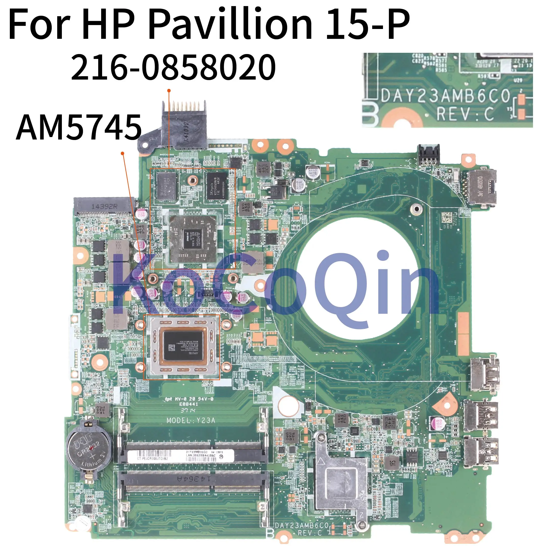 Материнская плата для ноутбука HP Pavillion 15-P A10-5745M 15 'дюймов 216-0858020 материнская плата для ноутбука AM5745 DAY23AMB6C0
Материнская плата для ноутбука HP Pavillion 15-P A10-5745M 15 'дюймов 216-0858020 материнская плата для ноутбука AM5745 DAY23AMB6C0