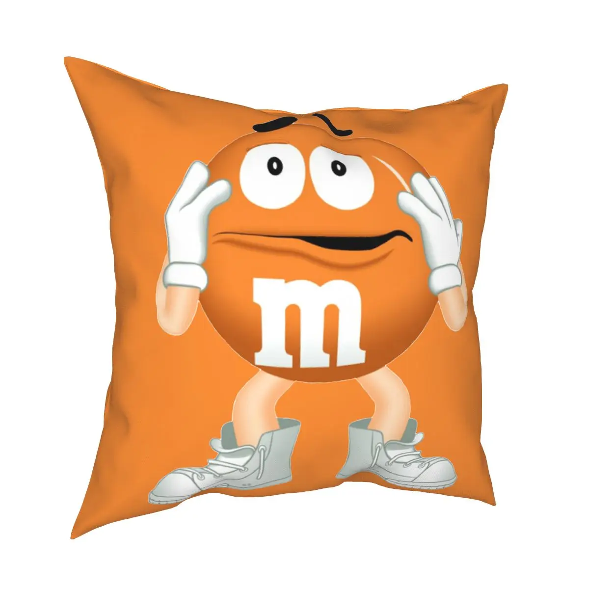 M And M's Orange Candy Chocolate Pillowcase Printing Fabric Cushion Cover Decorative Throw Pillow Case Cover Bed Zippered 18''
M And M's Orange Candy Chocolate Pillowcase Printing Fabric Cushion Cover Decorative Throw Pillow Case Cover Bed Zippered 18''
