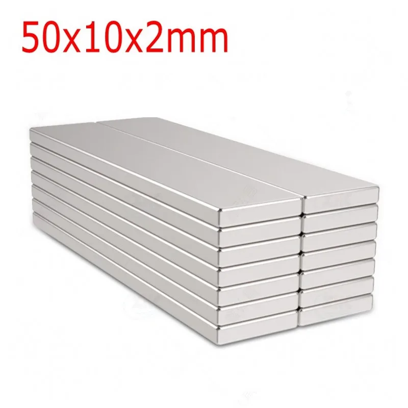 2~50Pcs 50x10x2 Neodymium Magnet NdFeB Magnets 50*10*2 Block Super Powerful Strong Permanent Magnetic imanes Block 50x10x2mm
2~50Pcs 50x10x2 Neodymium Magnet NdFeB Magnets 50*10*2 Block Super Powerful Strong Permanent Magnetic imanes Block 50x10x2mm